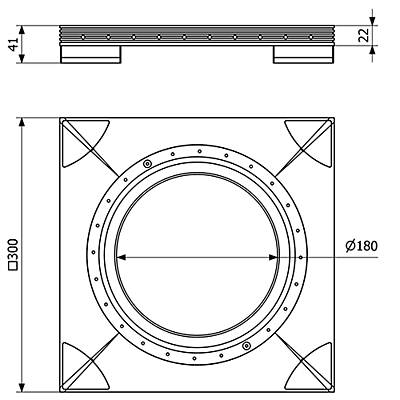 PURUS plate 300 Multi