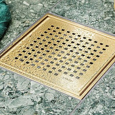 Copy of PURUS  kvadrātveida dekoratīvā bronzas reste "Chess" 197x197mm