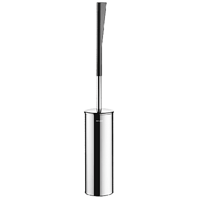 Delabie Wall-mounted toilet brush set with lid and long handle